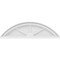 Ekena Millwork Segment Arch 3 Spoke Architectural Grade PVC Pediment, 28"W x 8"H x 2"P PEDPS028X080SEG03 - alternate 4
